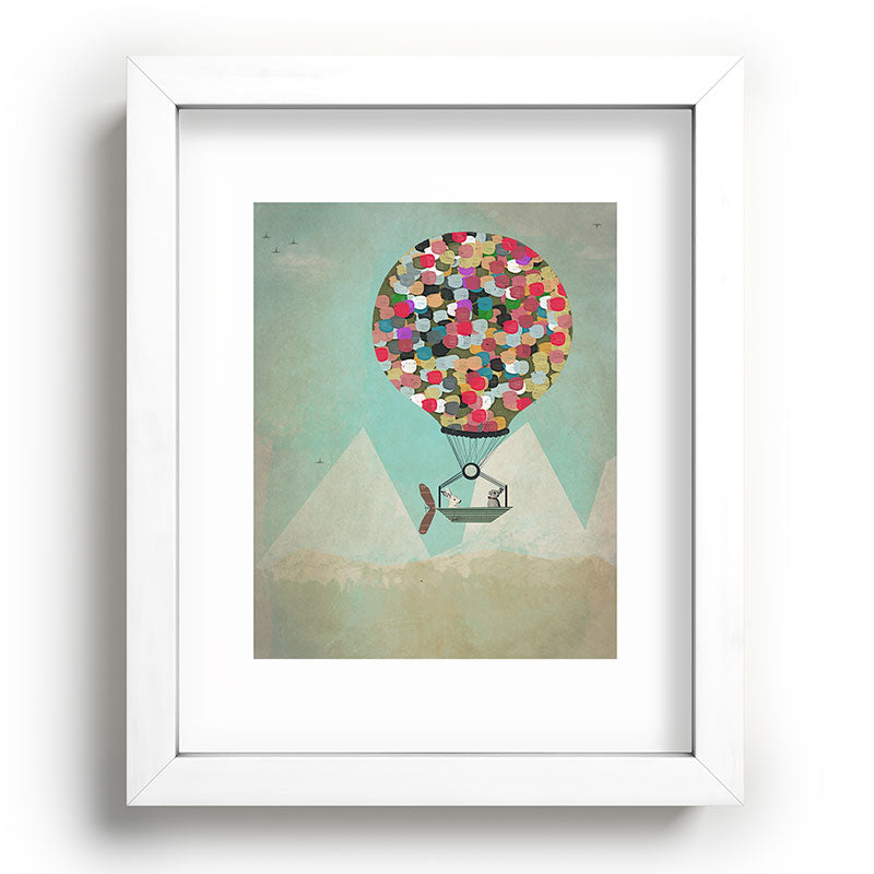 a little adventure Framed Art Print