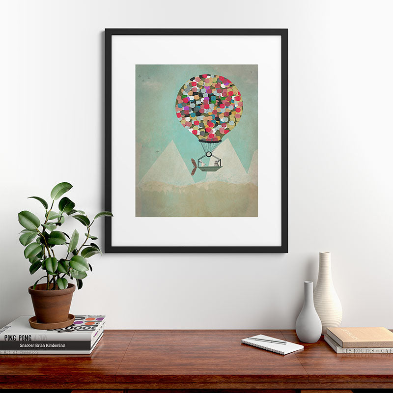 a little adventure Framed Art Print