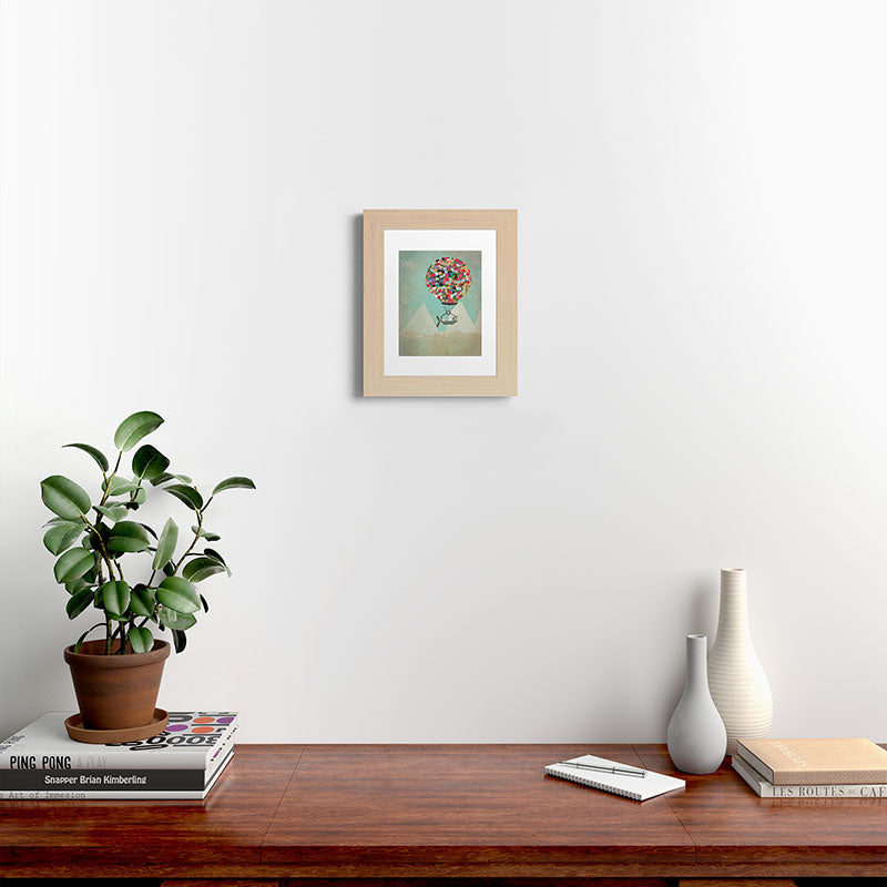 a little adventure Framed Art Print