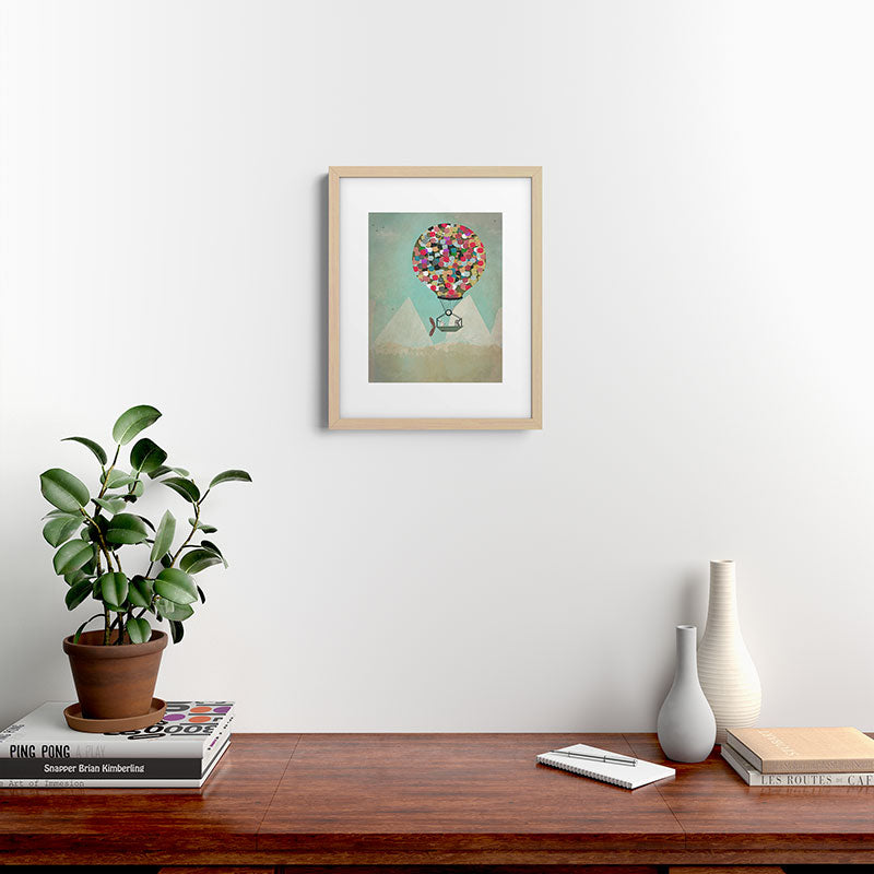 a little adventure Framed Art Print