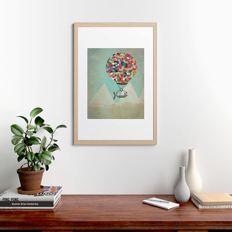 a little adventure Framed Art Print