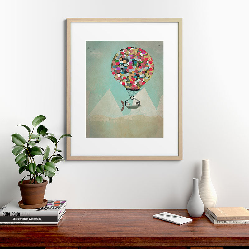 a little adventure Framed Art Print