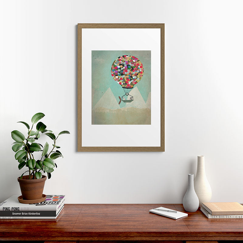 a little adventure Framed Art Print