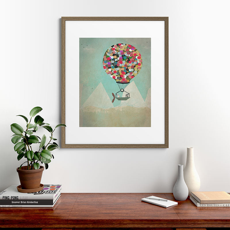 a little adventure Framed Art Print