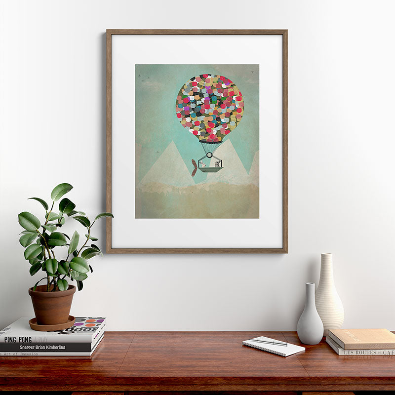 a little adventure Framed Art Print
