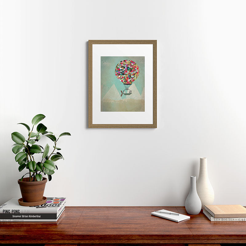 a little adventure Framed Art Print