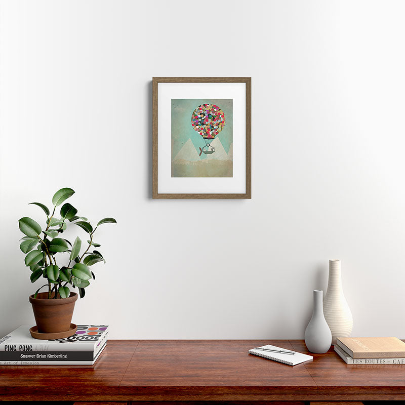a little adventure Framed Art Print
