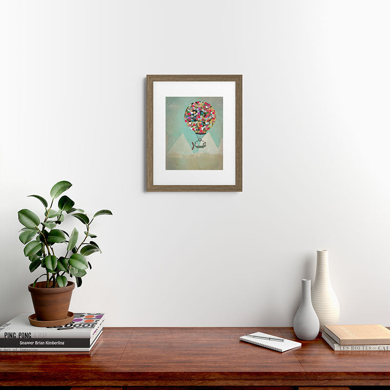 a little adventure Framed Art Print