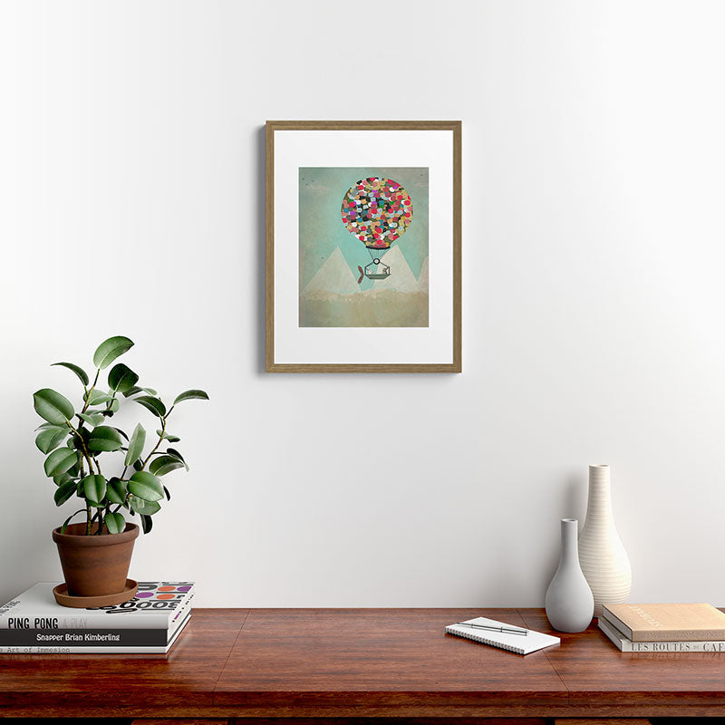 a little adventure Framed Art Print