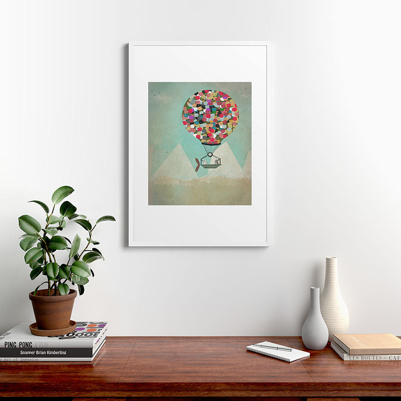 a little adventure Framed Art Print
