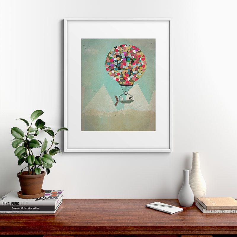 a little adventure Framed Art Print
