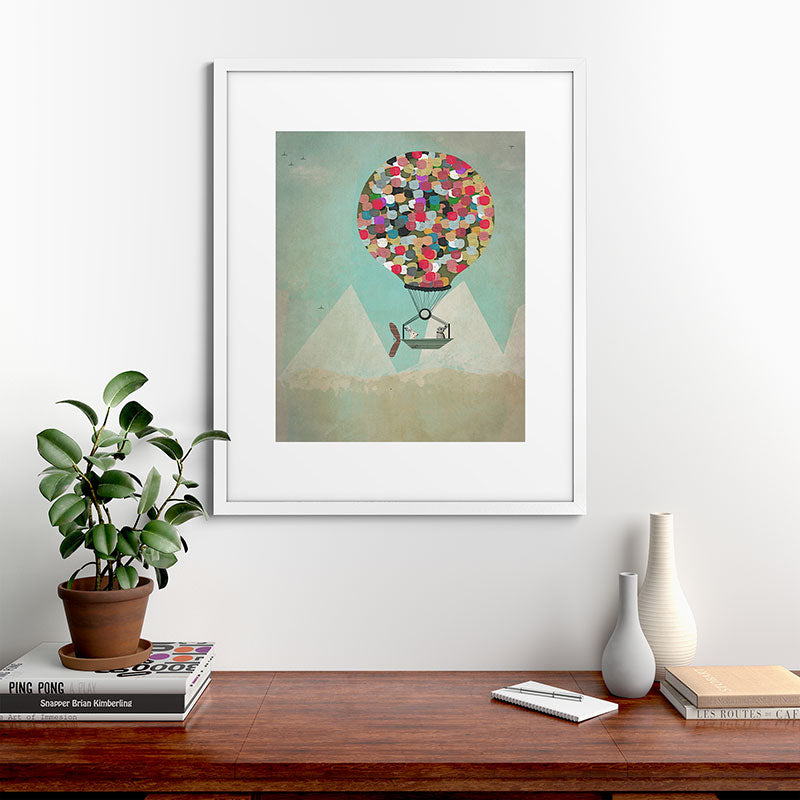 a little adventure Framed Art Print