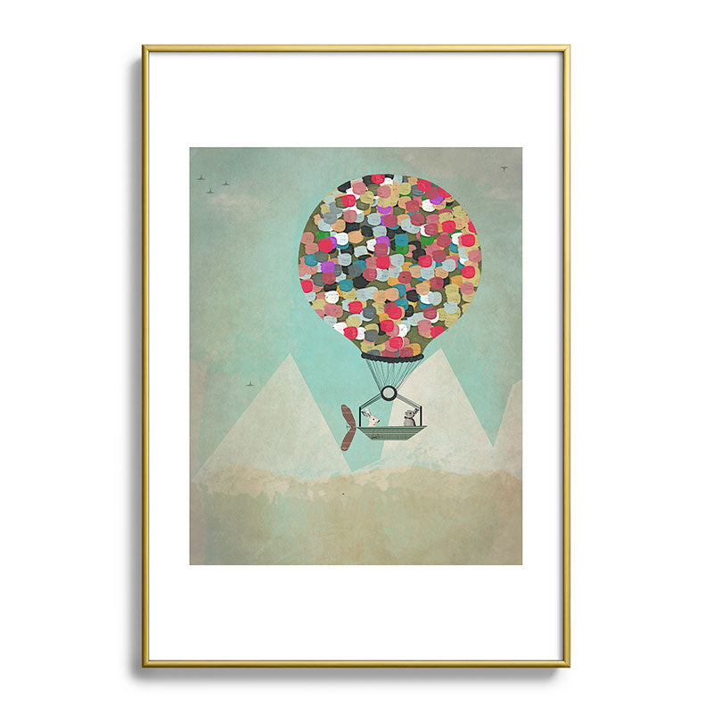 a little adventure Framed Art Print