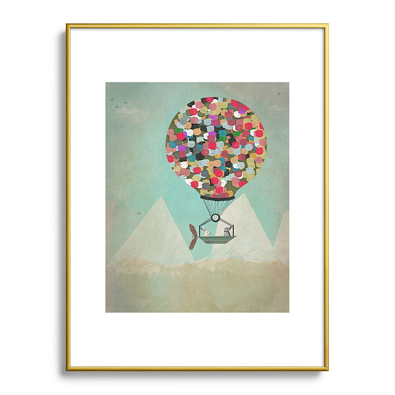 a little adventure Framed Art Print