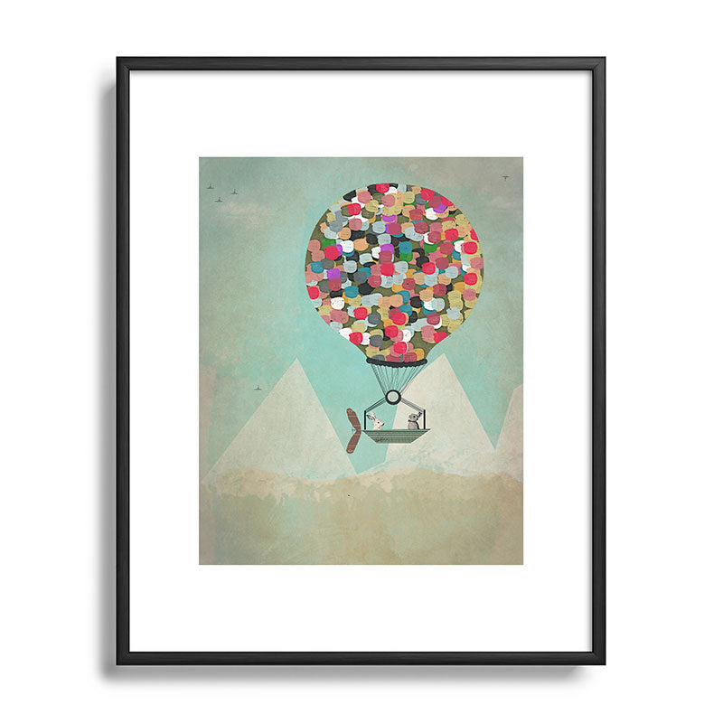 a little adventure Framed Art Print