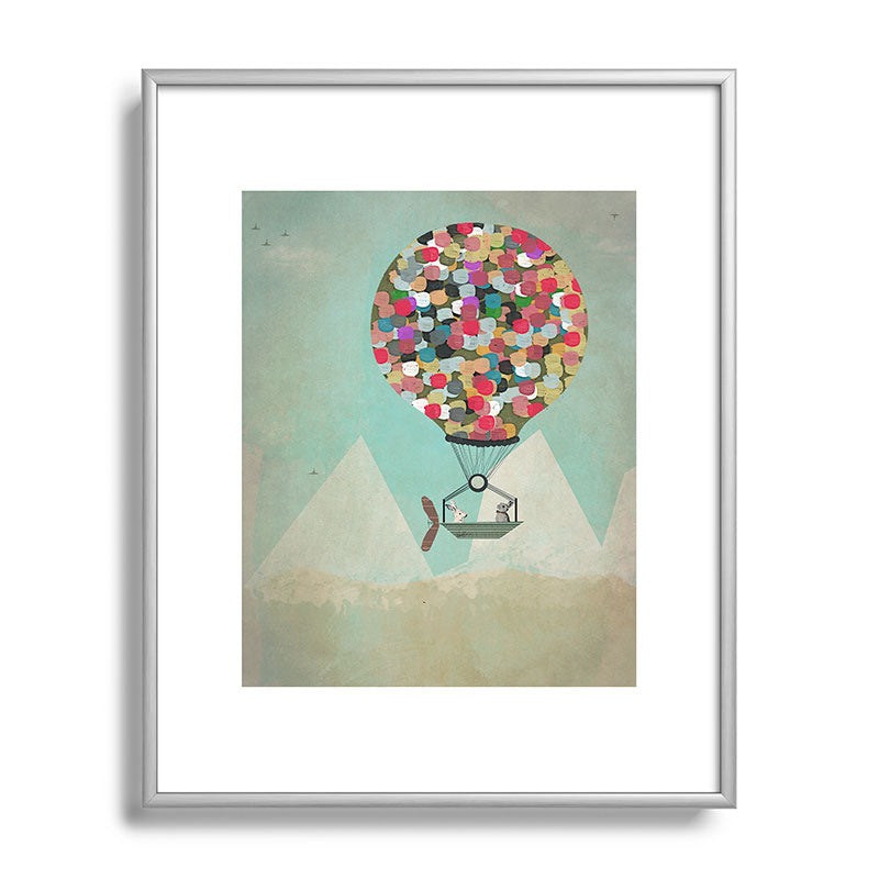 a little adventure Framed Art Print