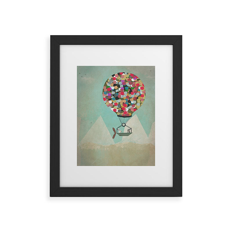 a little adventure Framed Art Print
