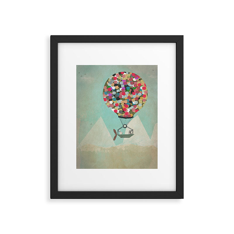 a little adventure Framed Art Print