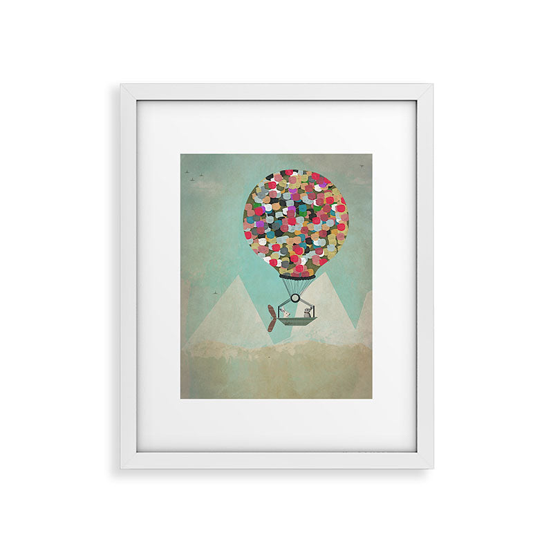 a little adventure Framed Art Print