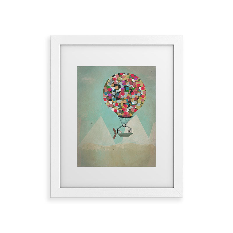 a little adventure Framed Art Print