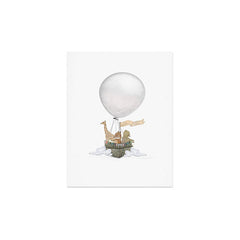 a little balloon adventure Art Print