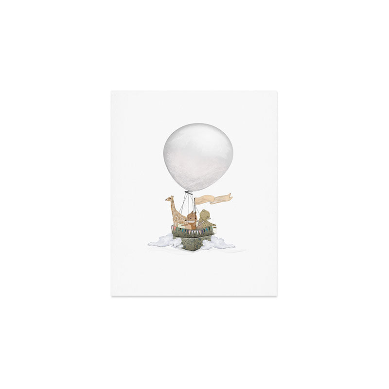 a little balloon adventure Art Print