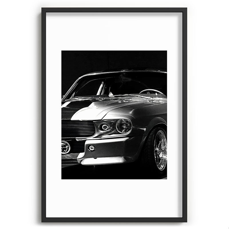 1967 Mustang Shelby GT 500 Framed Art Print