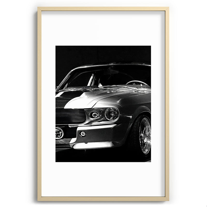 1967 Mustang Shelby GT 500 Framed Art Print