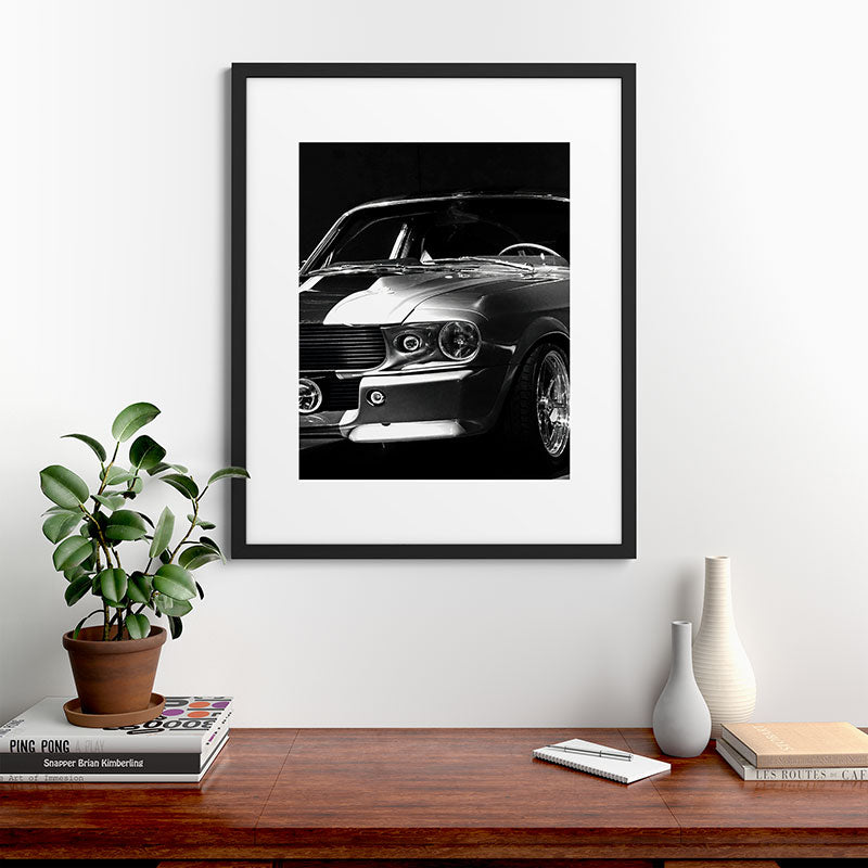 1967 Mustang Shelby GT 500 Framed Art Print