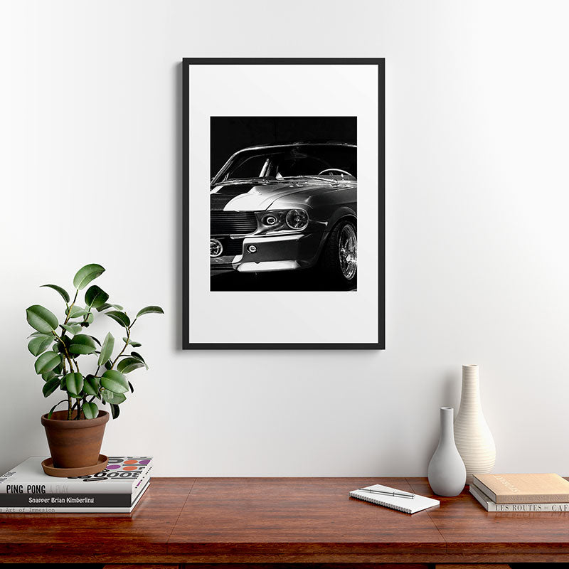 1967 Mustang Shelby GT 500 Framed Art Print