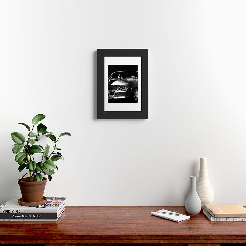 1967 Mustang Shelby GT 500 Framed Art Print