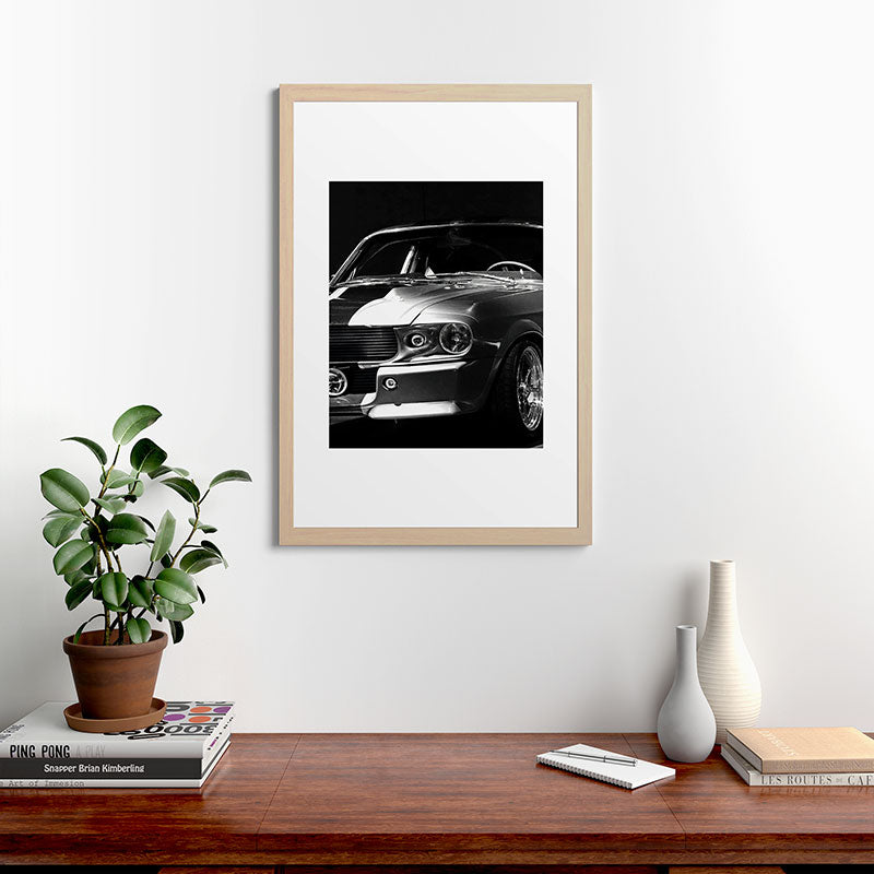 1967 Mustang Shelby GT 500 Framed Art Print