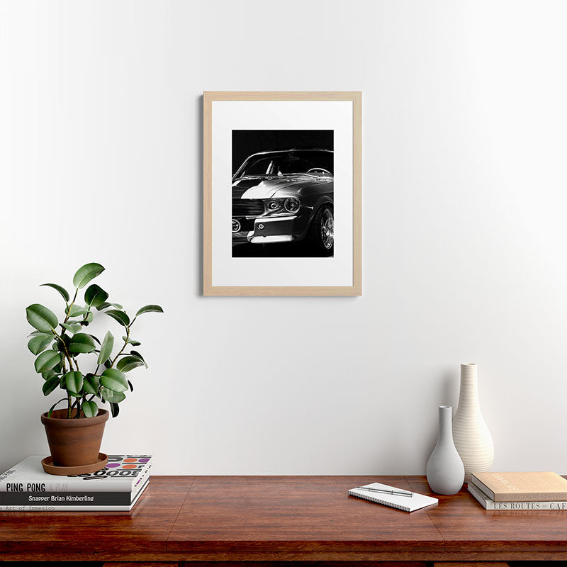 1967 Mustang Shelby GT 500 Framed Art Print