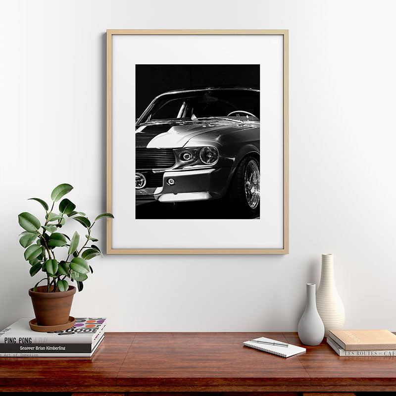 1967 Mustang Shelby GT 500 Framed Art Print