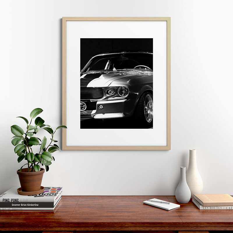1967 Mustang Shelby GT 500 Framed Art Print