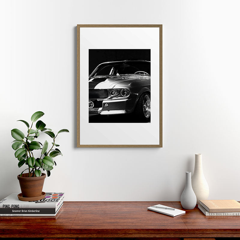 1967 Mustang Shelby GT 500 Framed Art Print