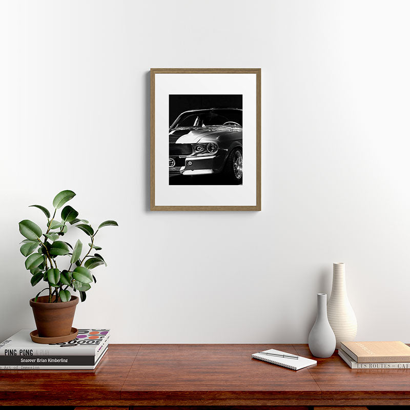 1967 Mustang Shelby GT 500 Framed Art Print