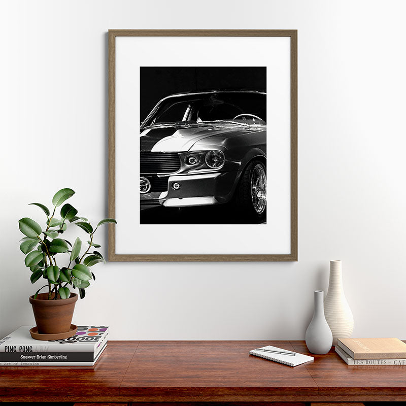 1967 Mustang Shelby GT 500 Framed Art Print