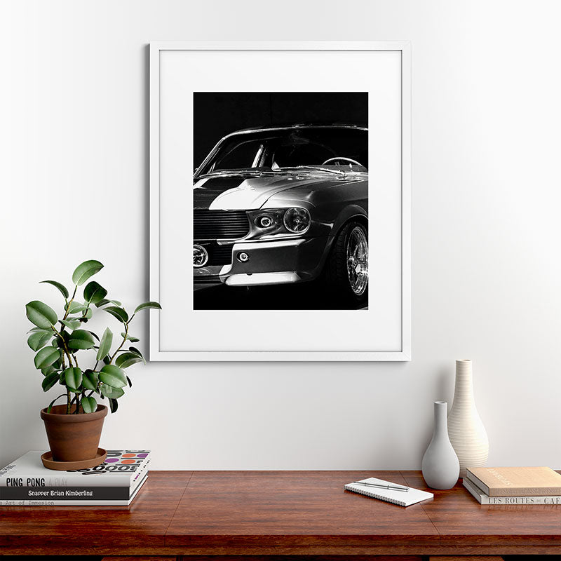 1967 Mustang Shelby GT 500 Framed Art Print