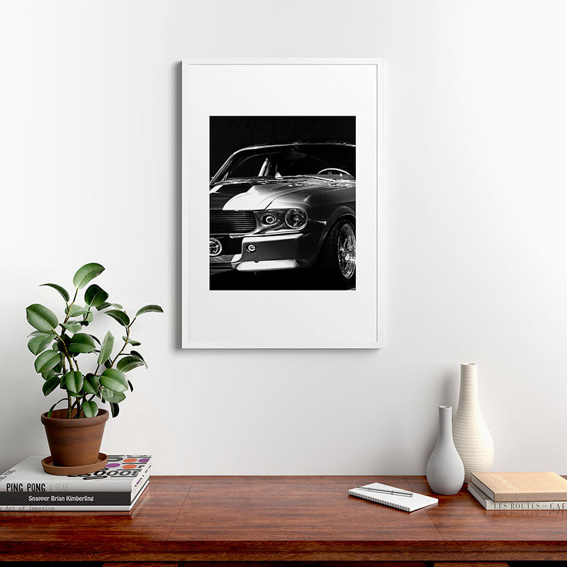 1967 Mustang Shelby GT 500 Framed Art Print