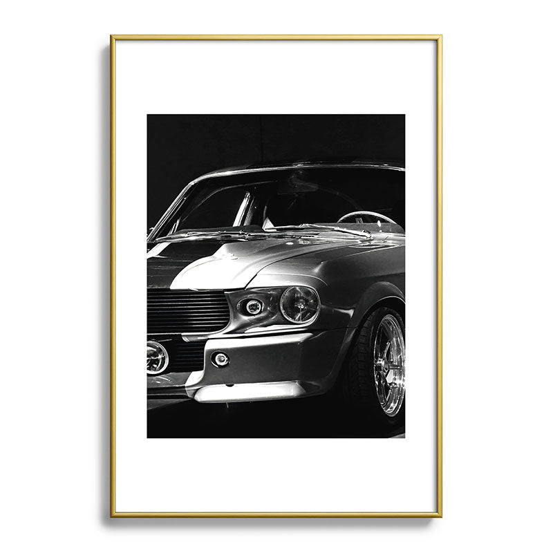 1967 Mustang Shelby GT 500 Framed Art Print