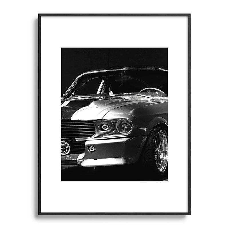 1967 Mustang Shelby GT 500 Framed Art Print