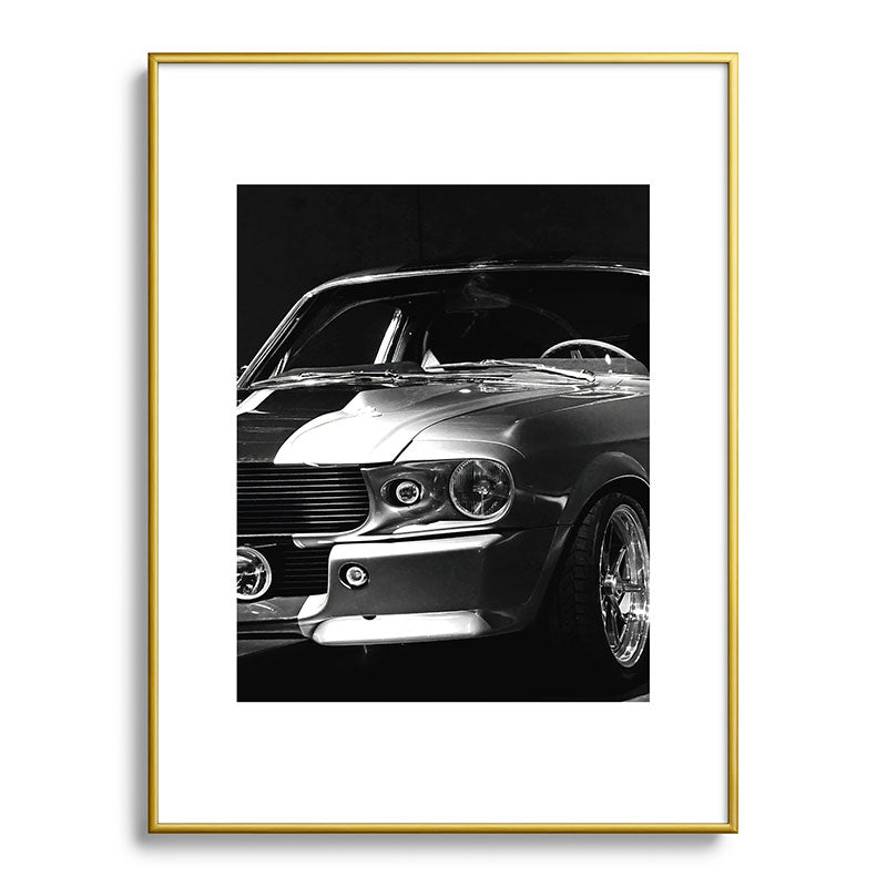 1967 Mustang Shelby GT 500 Framed Art Print