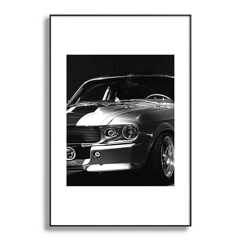 1967 Mustang Shelby GT 500 Framed Art Print