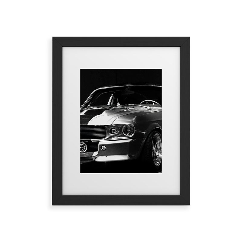 1967 Mustang Shelby GT 500 Framed Art Print