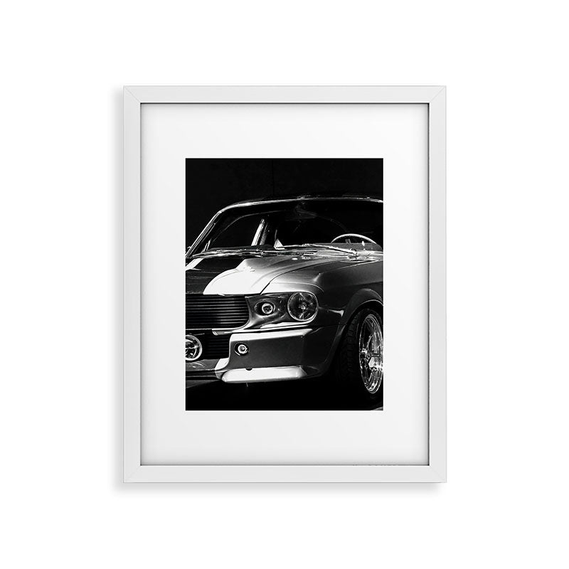 1967 Mustang Shelby GT 500 Framed Art Print