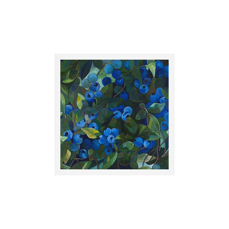 A Blueberry View Art Print
