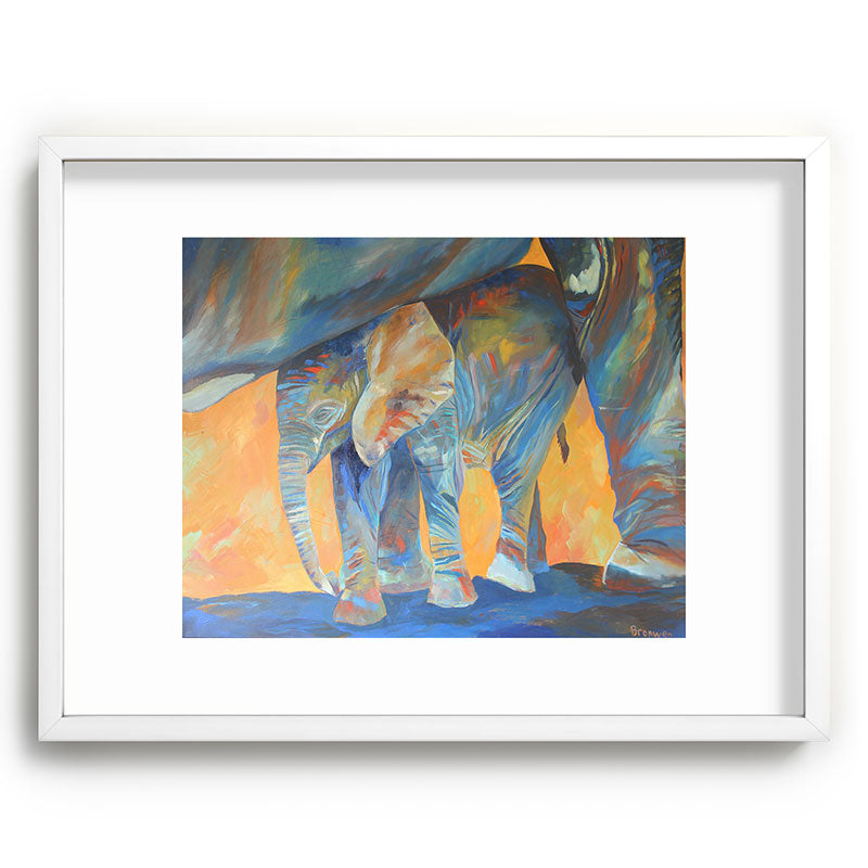 "Love Shelters" Framed Art Print