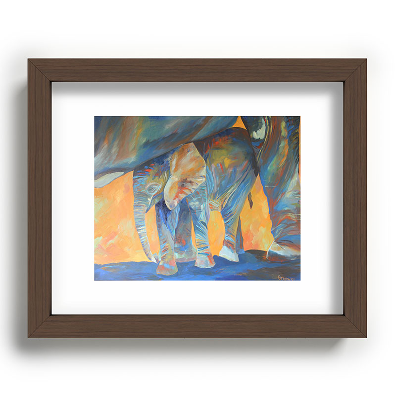"Love Shelters" Framed Art Print