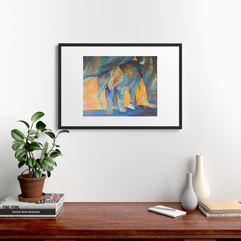 "Love Shelters" Framed Art Print